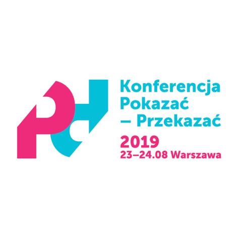 Logo konferencji Pokazać-Przekazać 2019