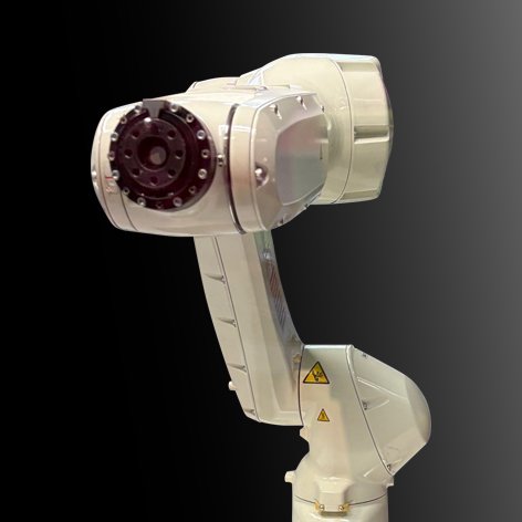 Zdjęcie białego ramienia robotycznego