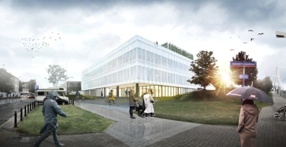 Wizualizacja budynku PPK