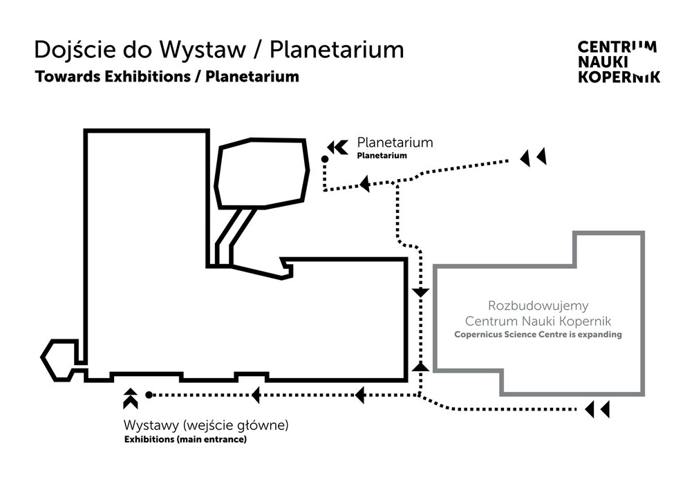 Zobacz dojście do Planetarium