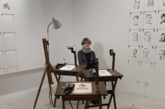 Kobieta portretowana przez 3RNP, CSW Łaźnia, wystawa Human Traits