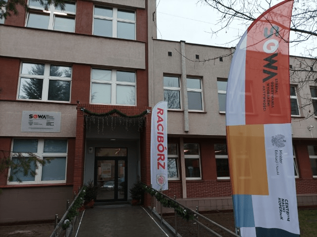 Wejście do strefy SOWA w Raciborzu