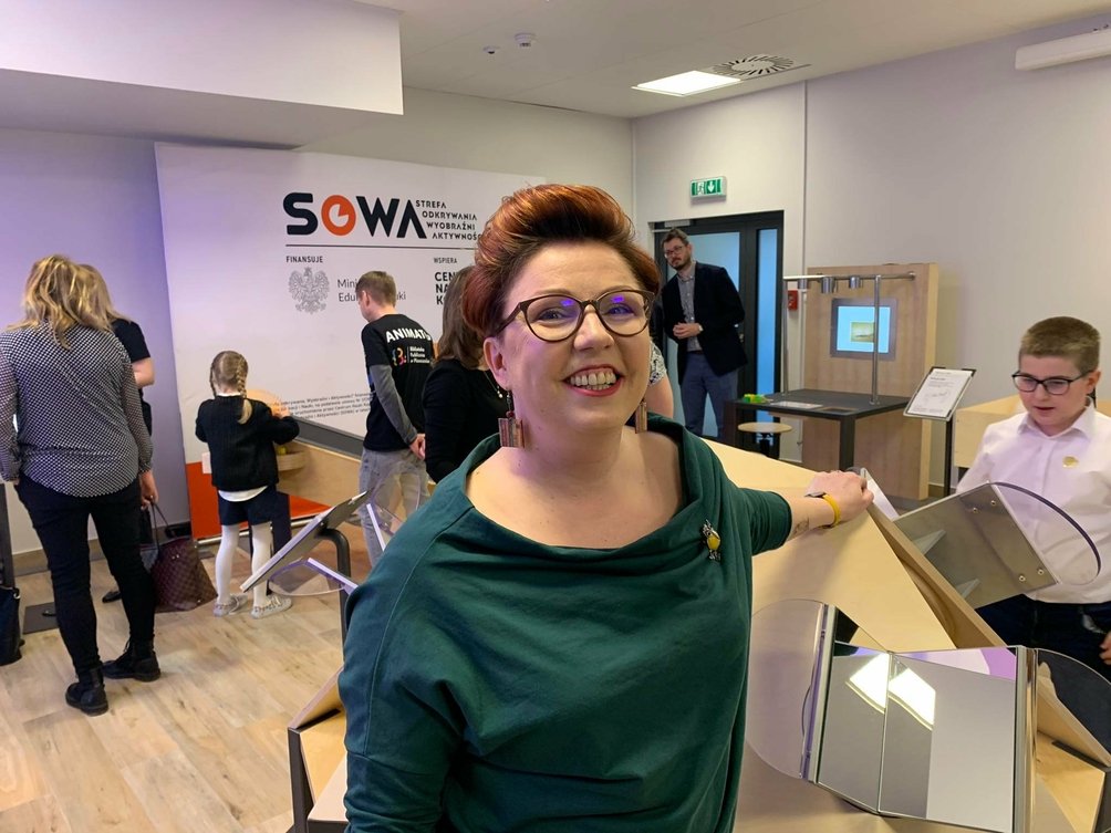 Na zdjęciu Sylwia Chojnacka-Tuzimek, Zastępca Dyrektora Biblioteki Publicznej w Piasecznie