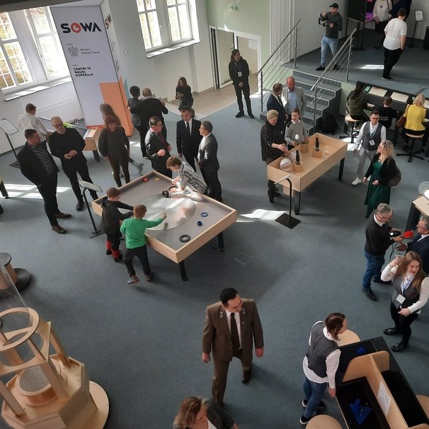 Zdjęcie z góry przestrzeni SOWA