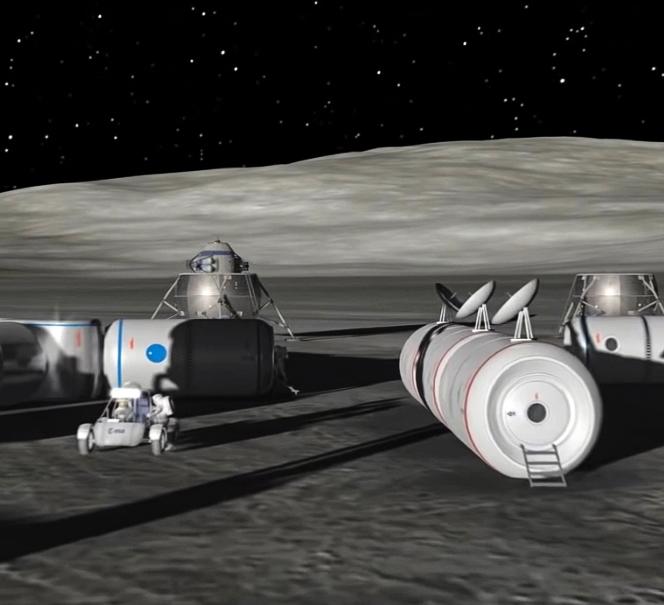 Człowiek wysłał na księżyc różne narzędzia